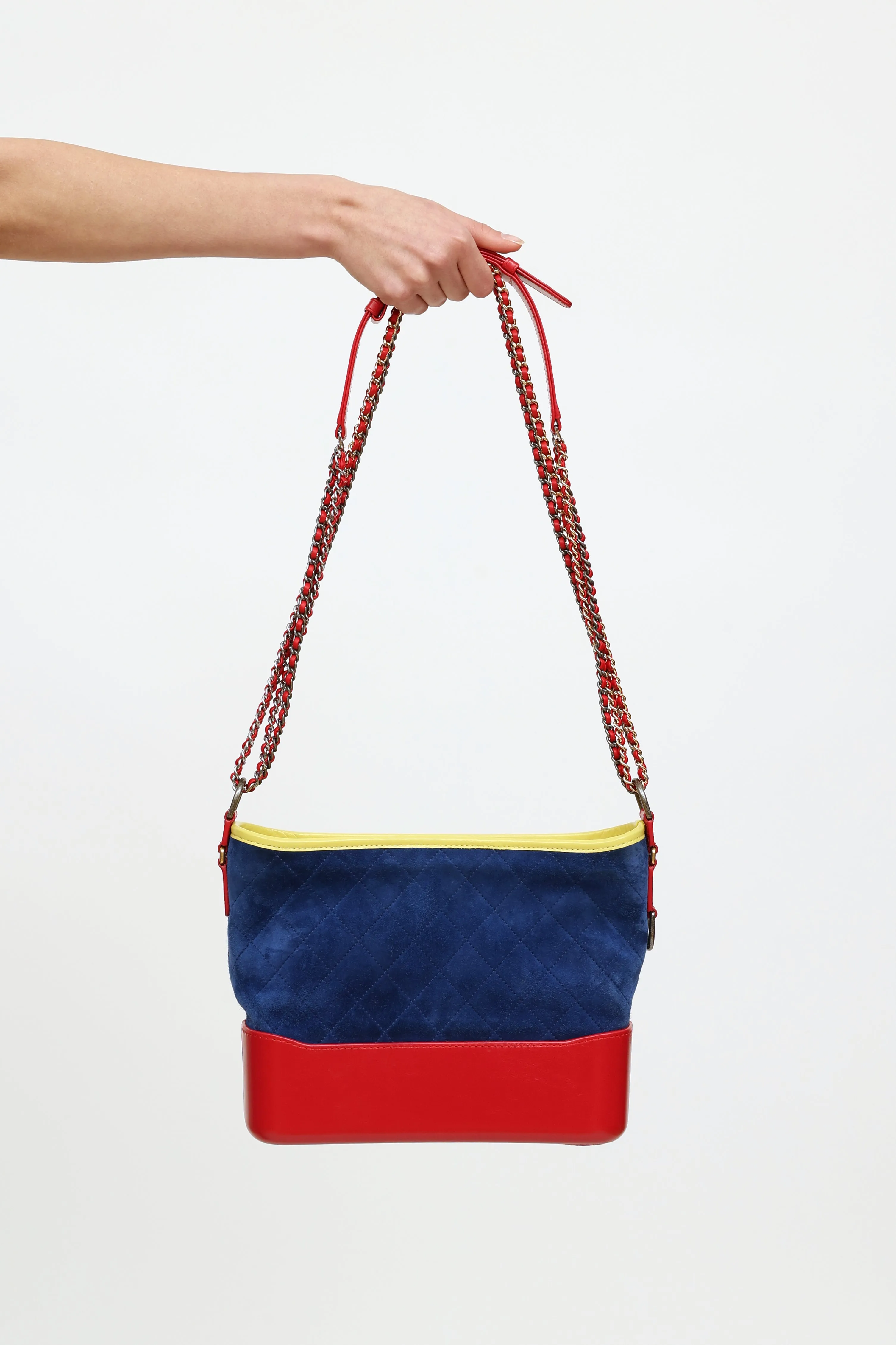 2017 Blue & Red Medium Gabrielle Bag