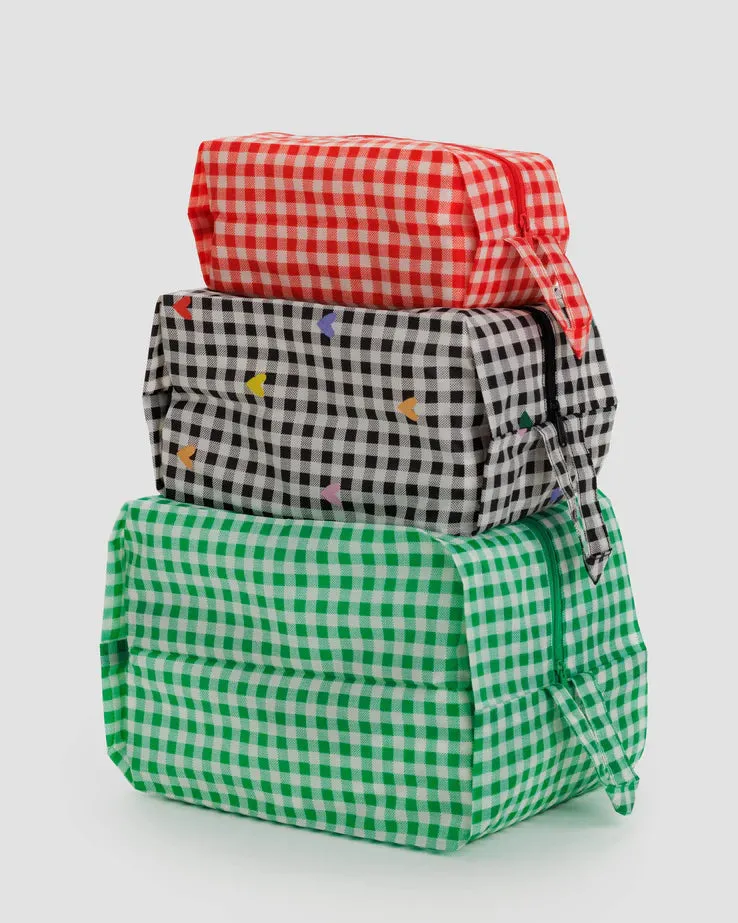 BAGGU 3D Zip Pouch Set