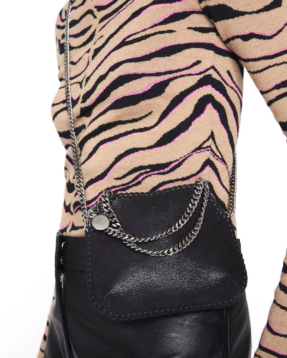 Black Mini Falabella Shoulder Bag