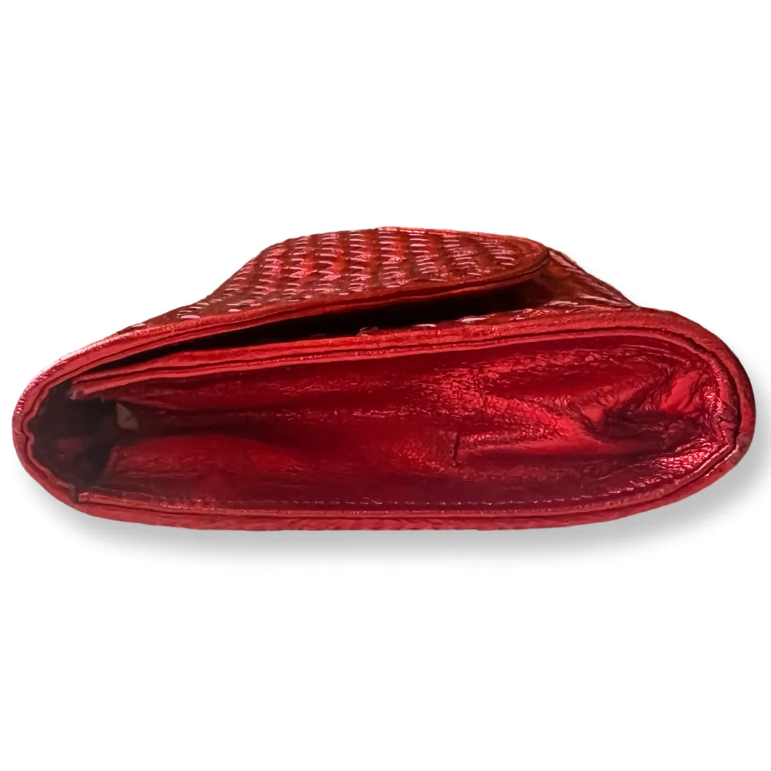 Bottega Veneta Intrecciato Metallic Clutch