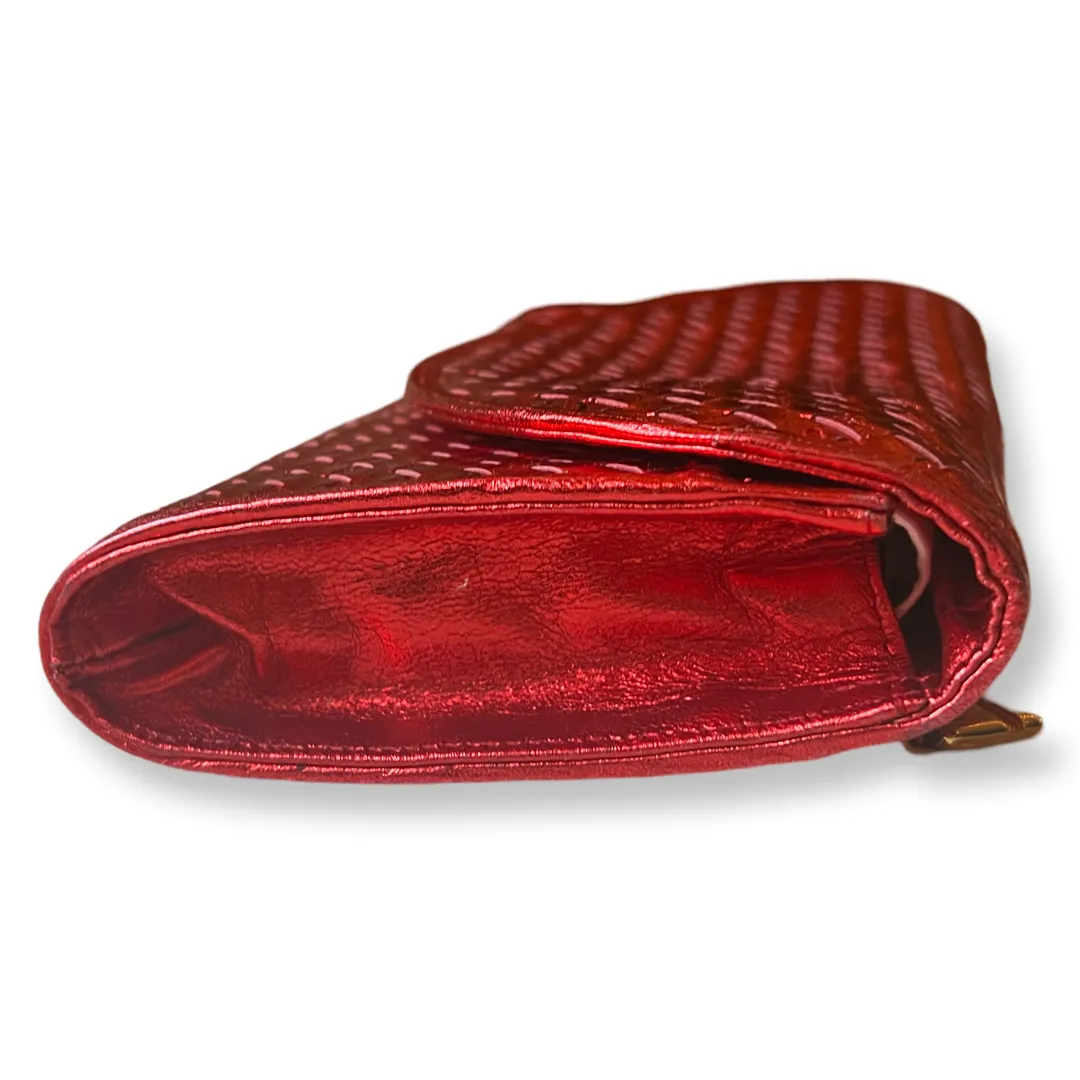 Bottega Veneta Intrecciato Metallic Clutch