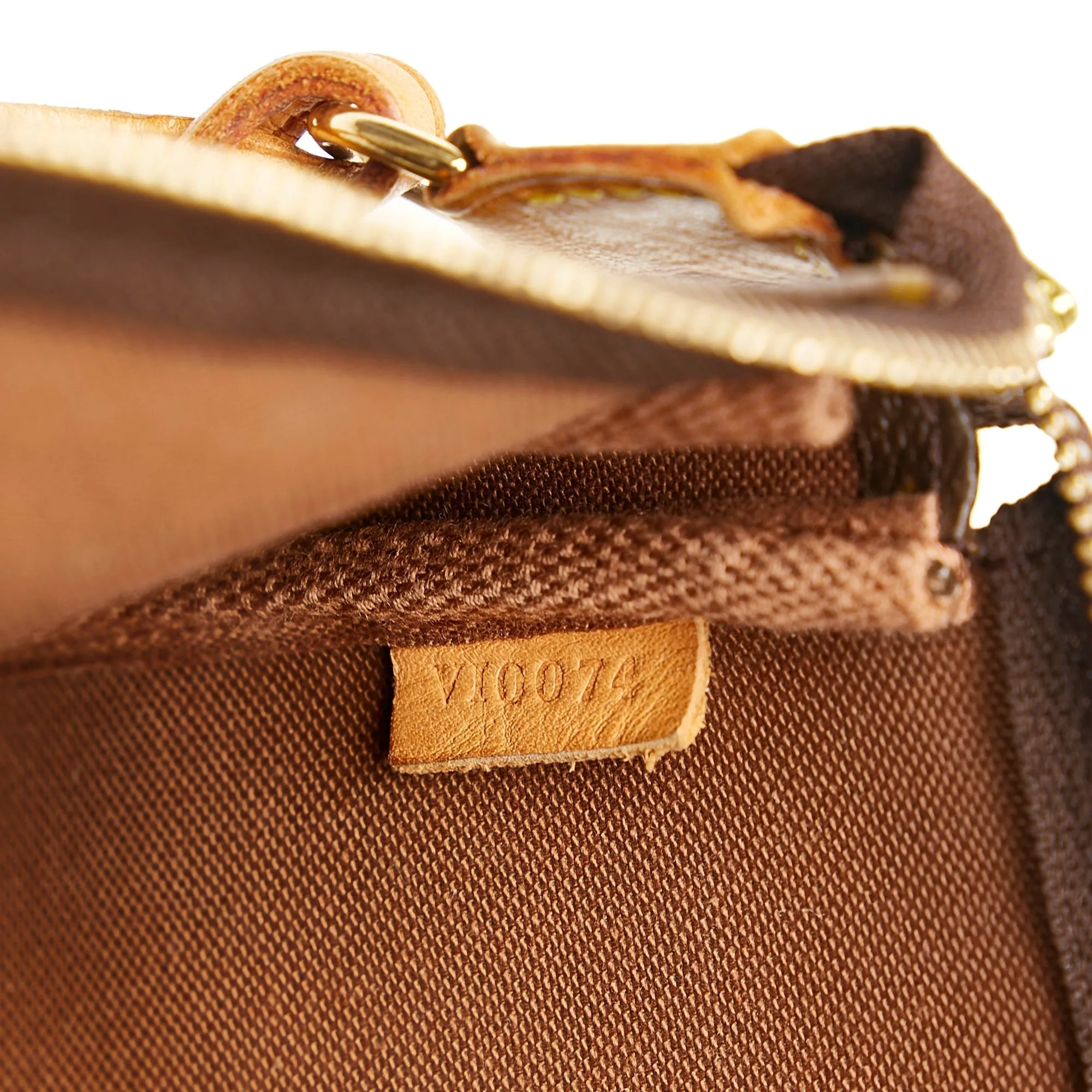 Brown Louis Vuitton Monogram Pochette Accessoires Takashi Murakami Panda Baguette