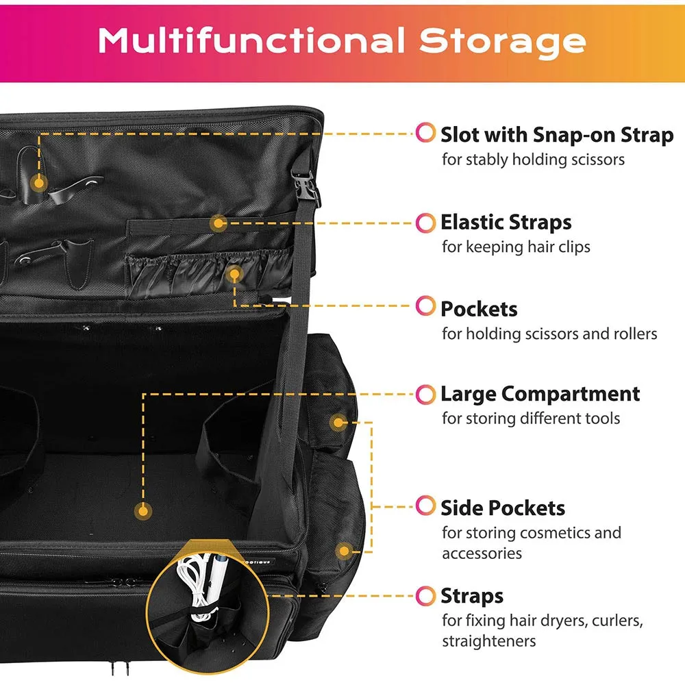 Byootique Custom Makeup Bag with Wheel 30ct/pk