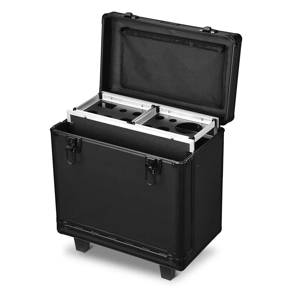 Byootique Rolling Barber Case Hair Stylist Case Cosmetic Makeup Trolley