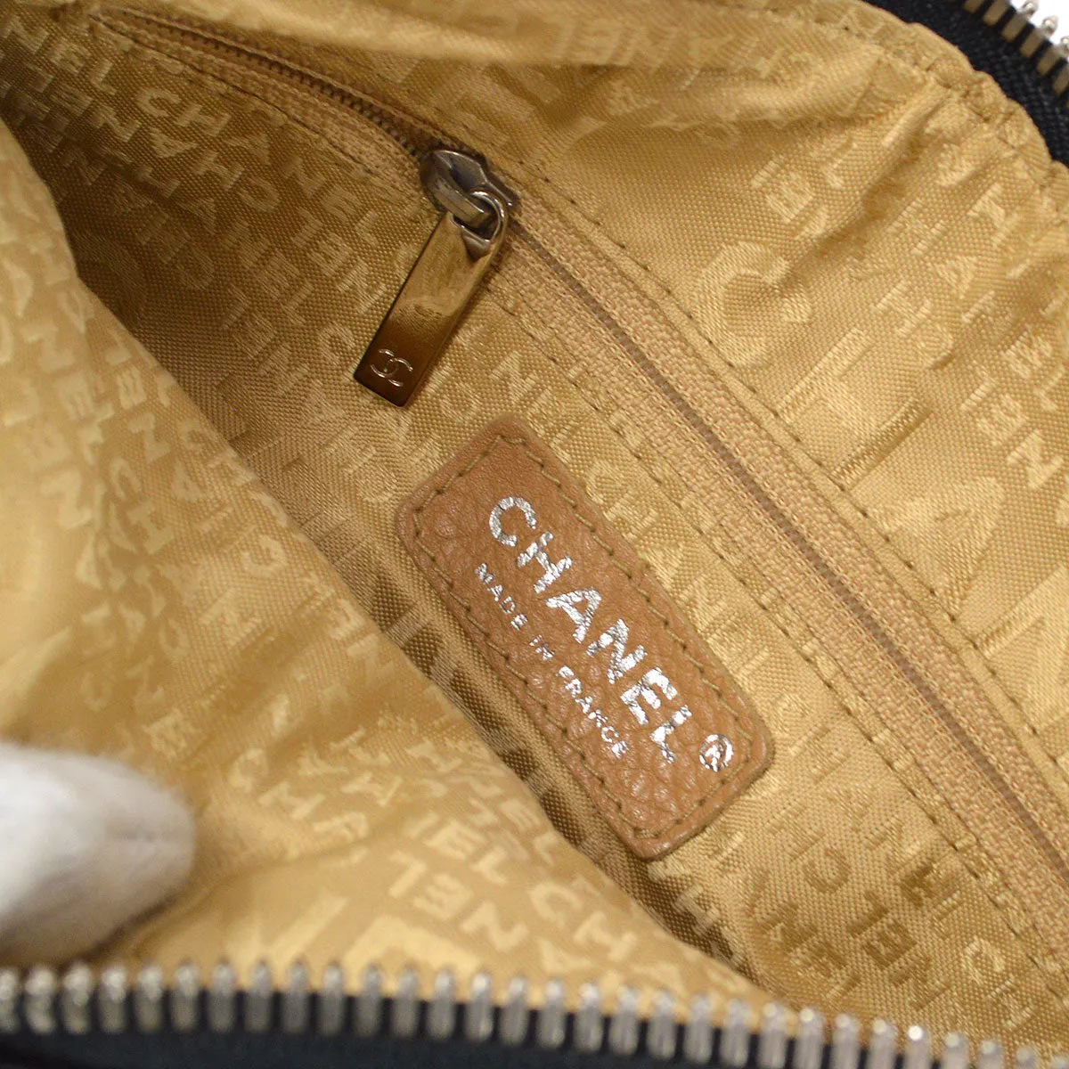CHANEL 2001-2003 Black Caviar Hobo Bag