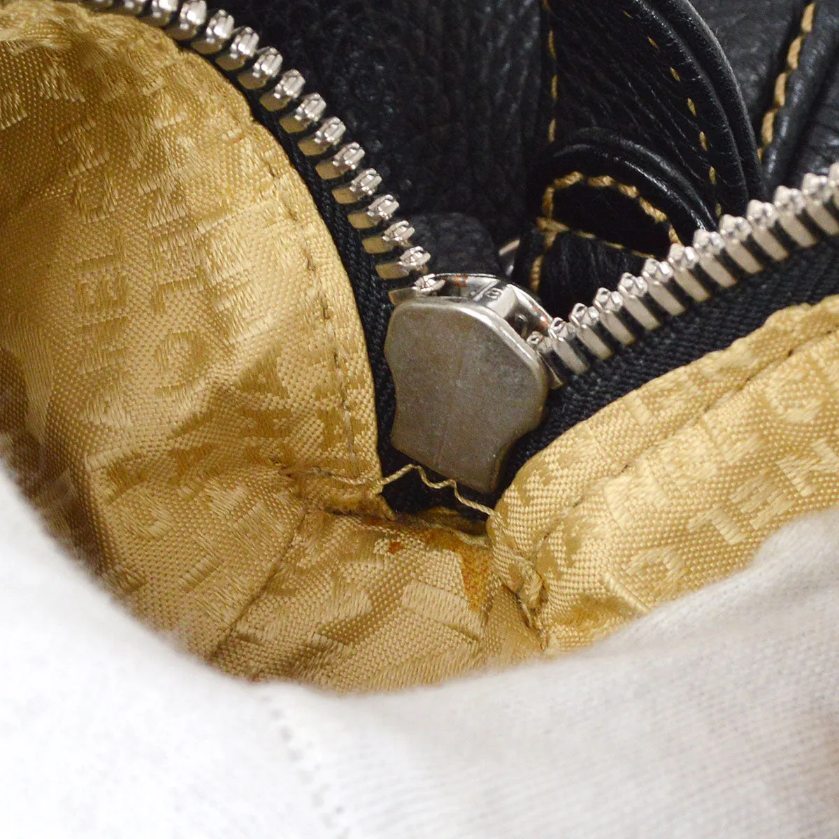CHANEL 2001-2003 Black Caviar Hobo Bag