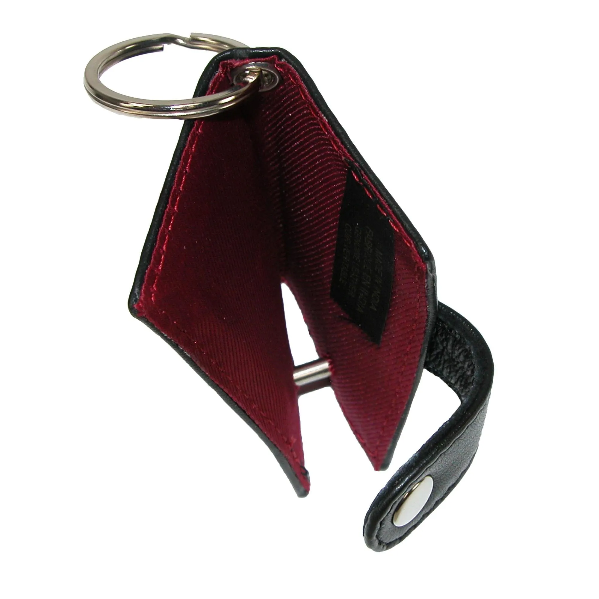 CTM® Leather Scan Card Key Chain Wallet