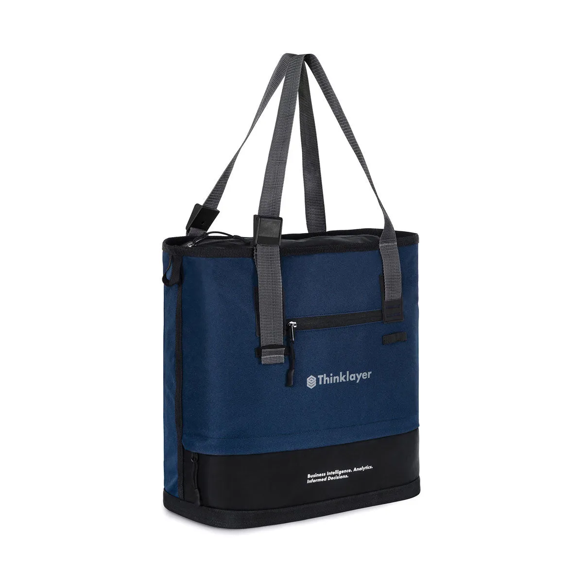 Gemline Navy Blue Brighton Adjustable Tote