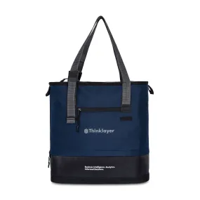 Gemline Navy Blue Brighton Adjustable Tote