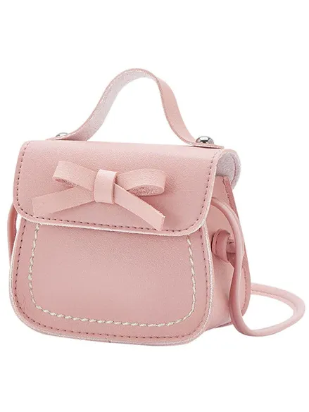 Girls Tiny Bow Crossbody Handbag
