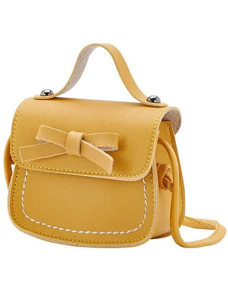 Girls Tiny Bow Crossbody Handbag