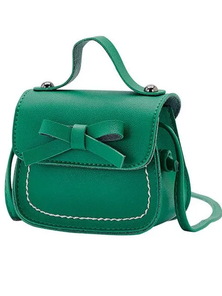 Girls Tiny Bow Crossbody Handbag