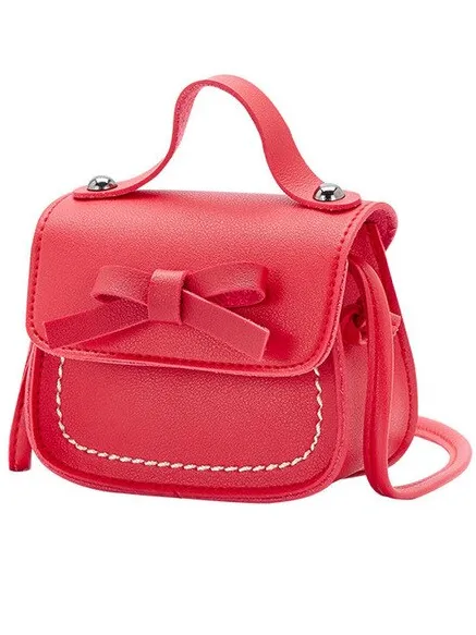 Girls Tiny Bow Crossbody Handbag