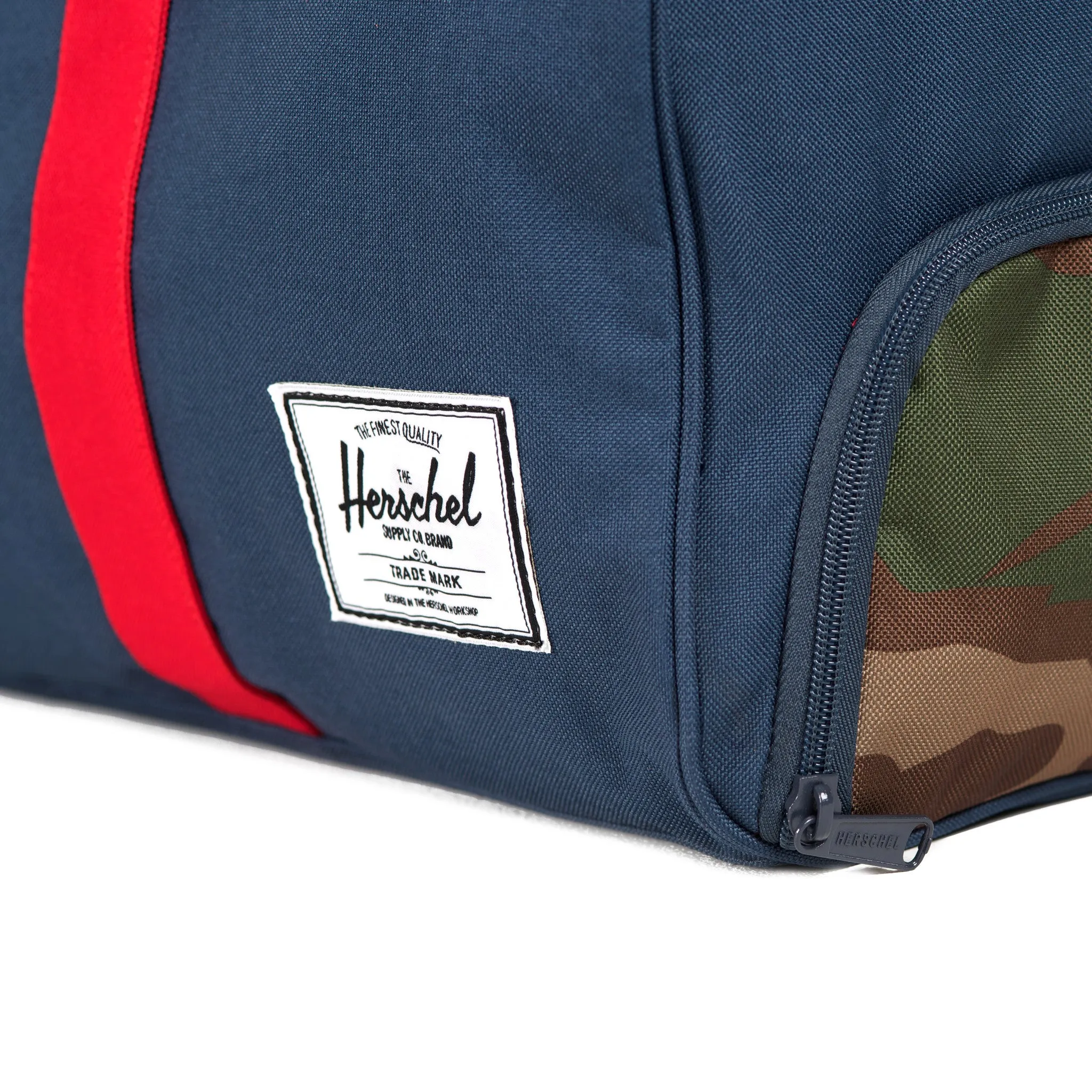 Herschel Supply Novel Duffel Bag - Woodland Camo / Navy / Red