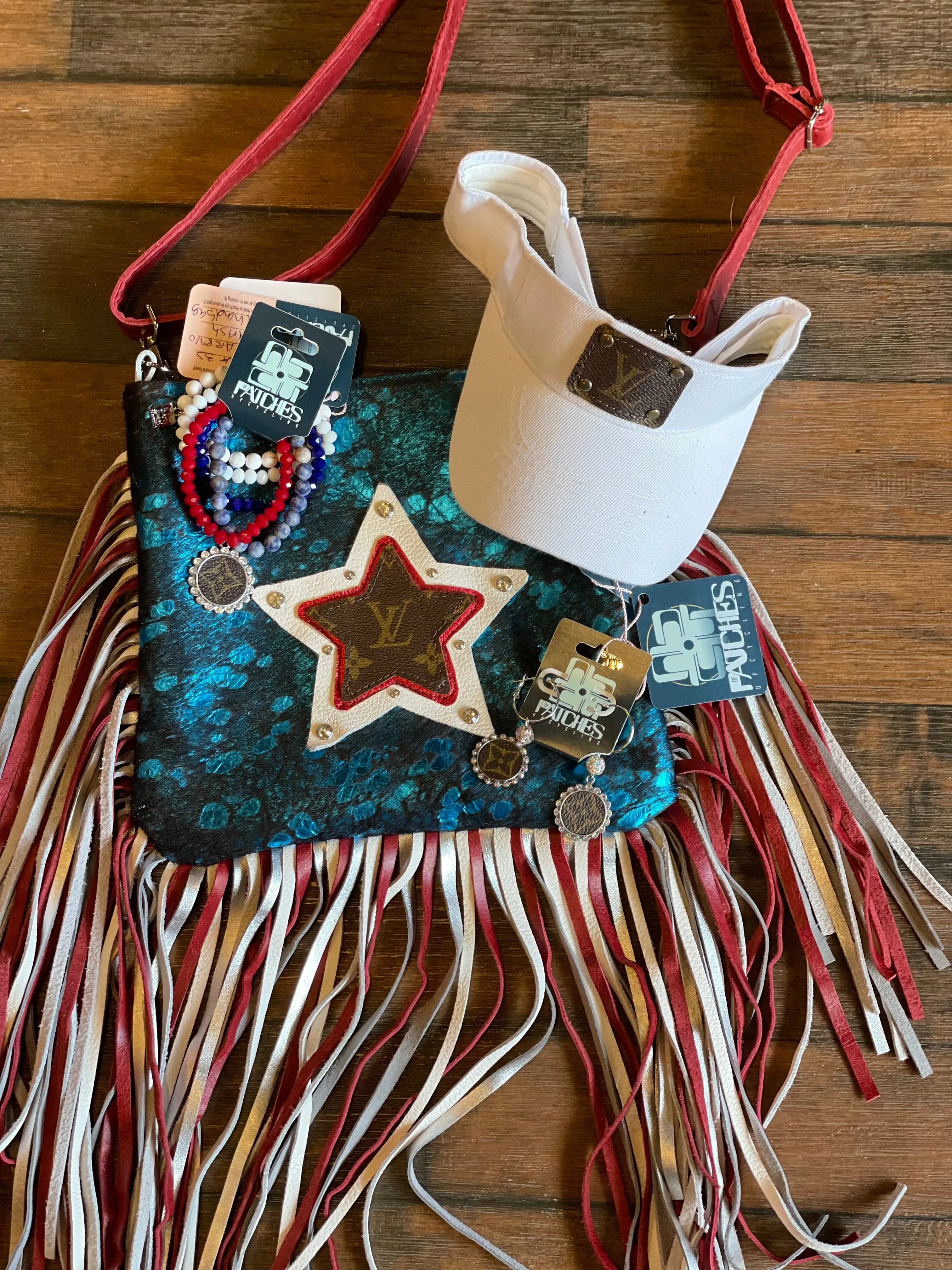 Lmt edition - Medium Crossbody - Red White and Blue LV
