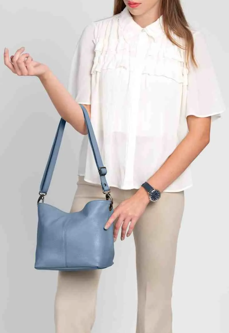 Lola Small Crossbody Dusky Blue