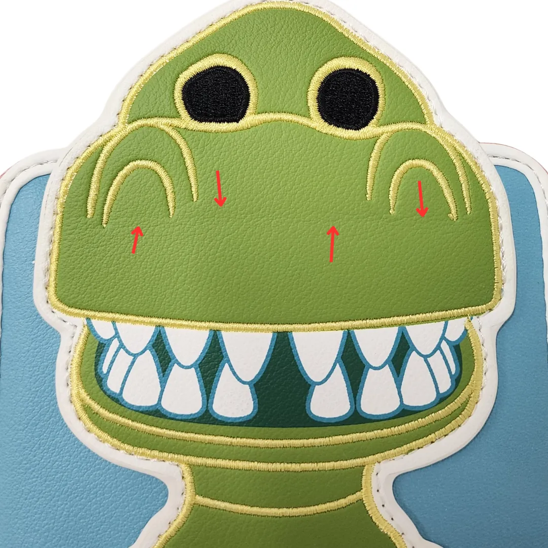 Loungefly Pop Pixar Toy Story Rex Wallet DEFECTIVES