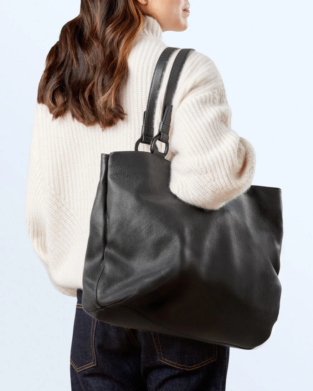 Marcella Large Travel Tote in Black