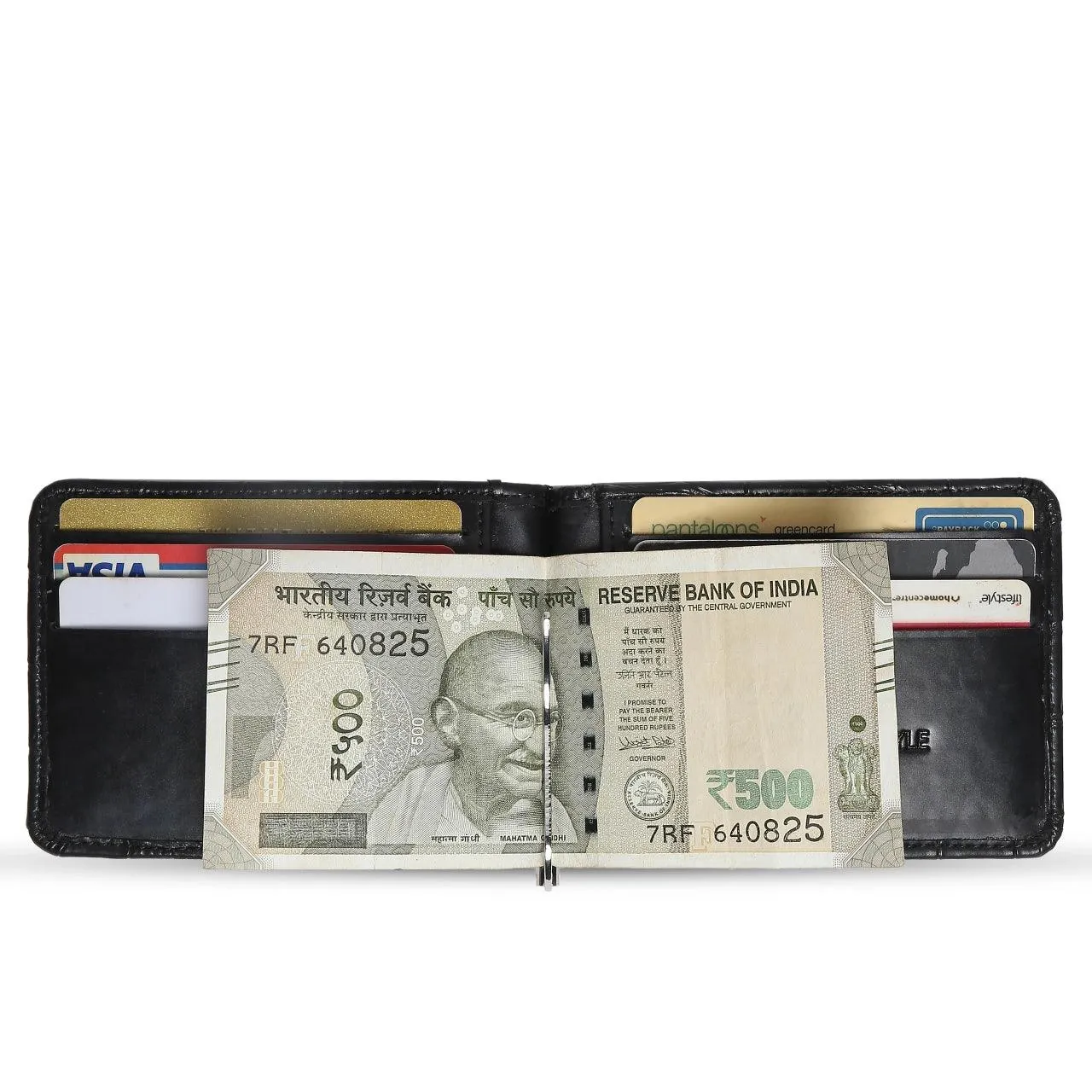 MARTIN - BLACK CROCO MONEY CLIPPER