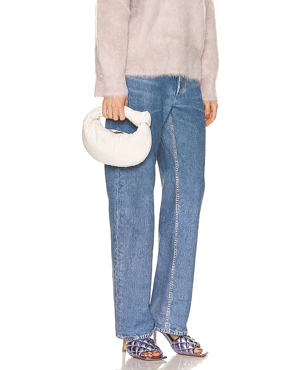 Mini Jodie Puffy Bag in White
