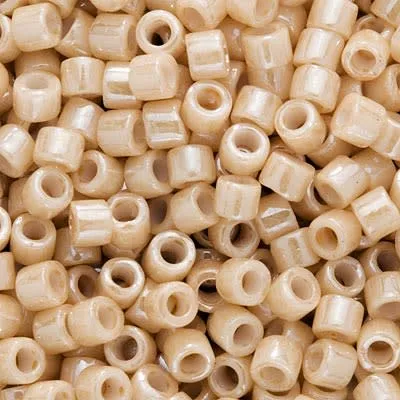 Miyuki Delica Seed Beads, 10/0 Size, Ceylon Light Caramel DBM0205 (7.2 Grams)