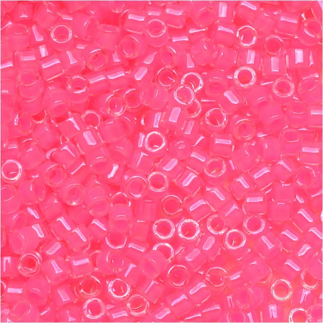 Miyuki Delica Seed Beads, 10/0 Size, Luminous Cotton Candy (7.2 Grams)