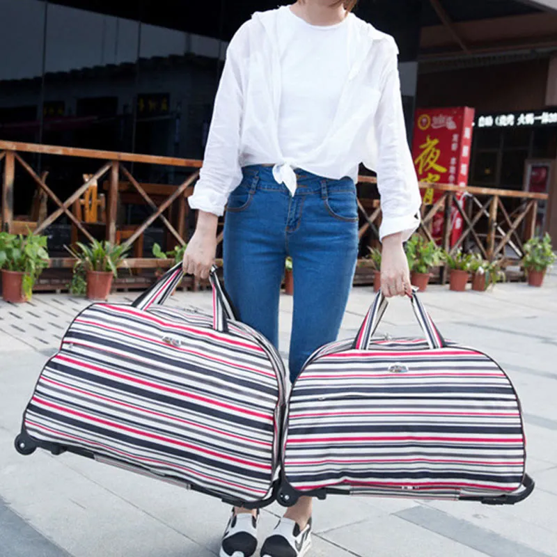 Multiple Style Pull Rod Travel Bag Waterproof Duffel Bag