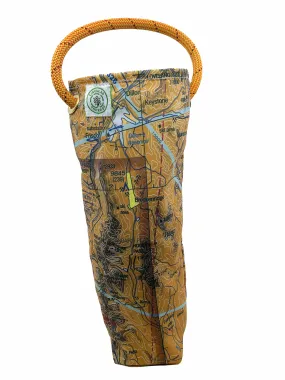 Pilot's VFR Chart Recycled Wine Tote