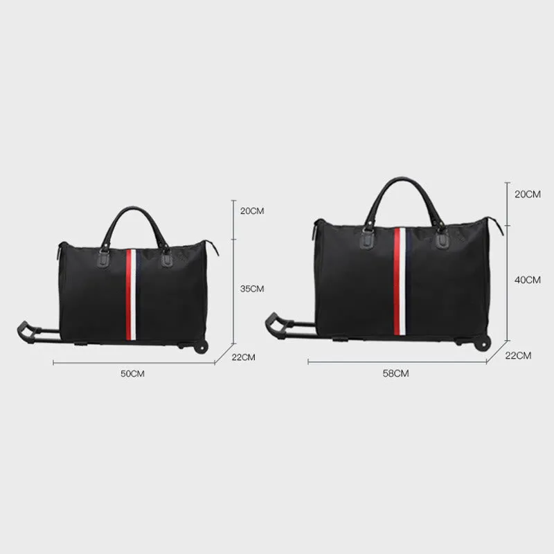 Pull Rod Travel Bag Women Men Lightweight Minimalist Duffel Bag