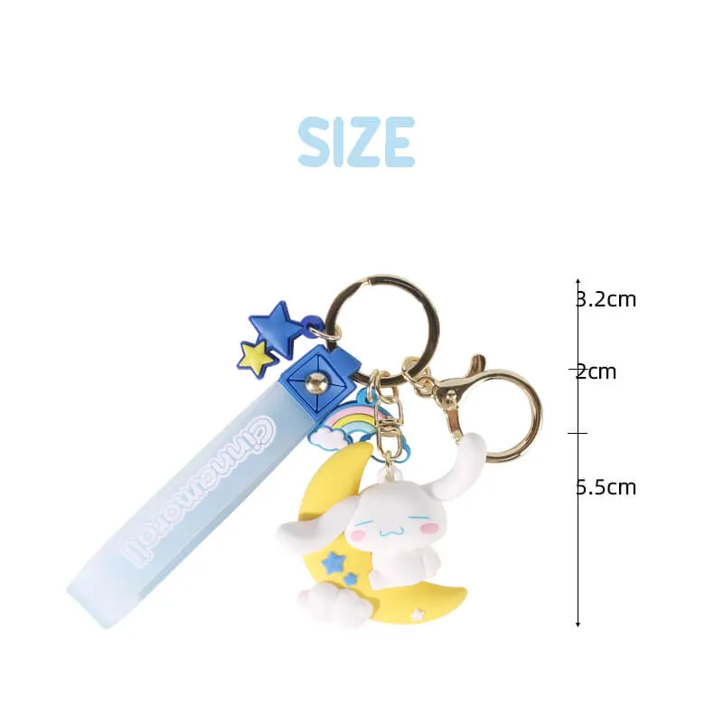 Sanrio Planet Wonder Series Cinnamoroll Doll Wristlet Keychains
