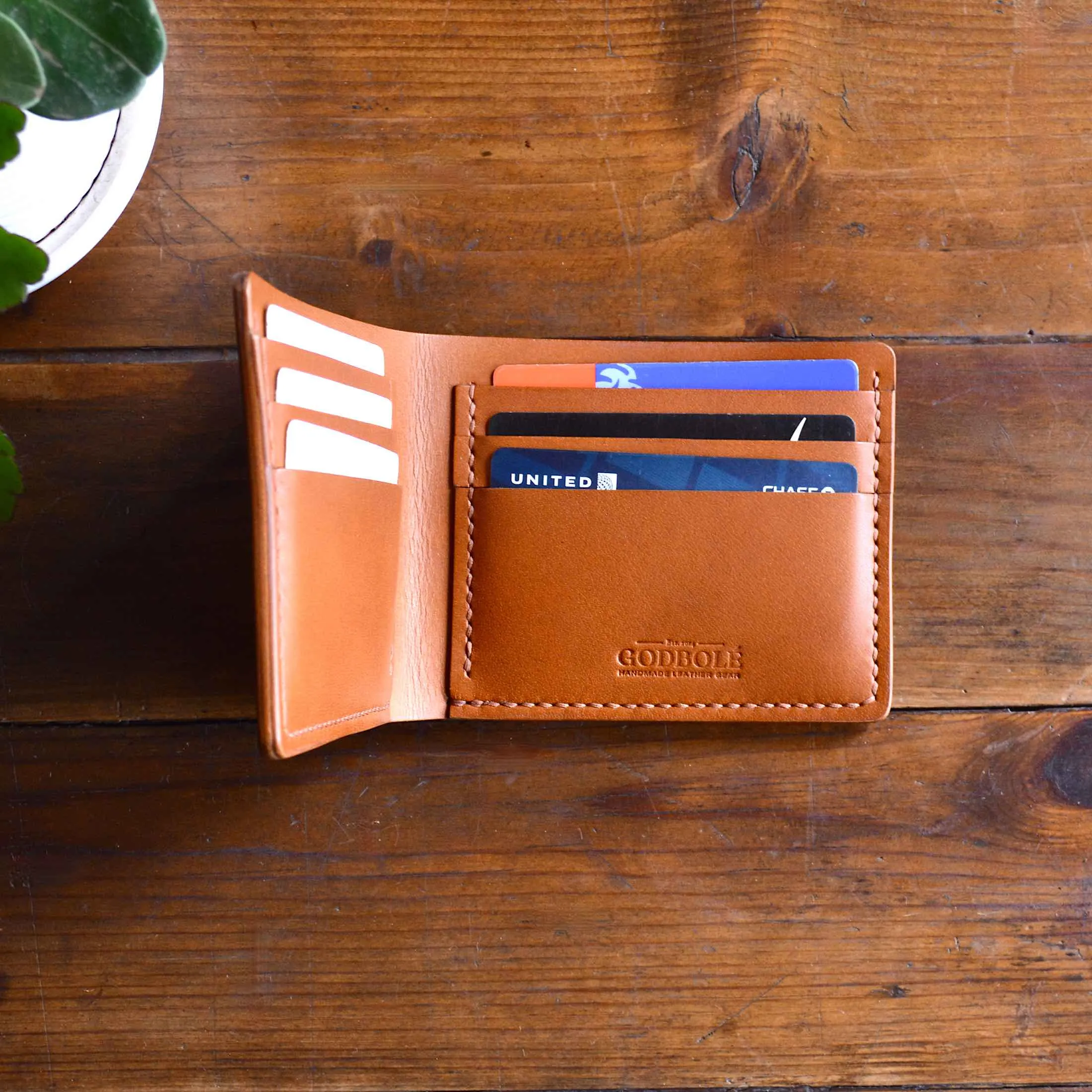 Slim Classic Wallet - Chestnut