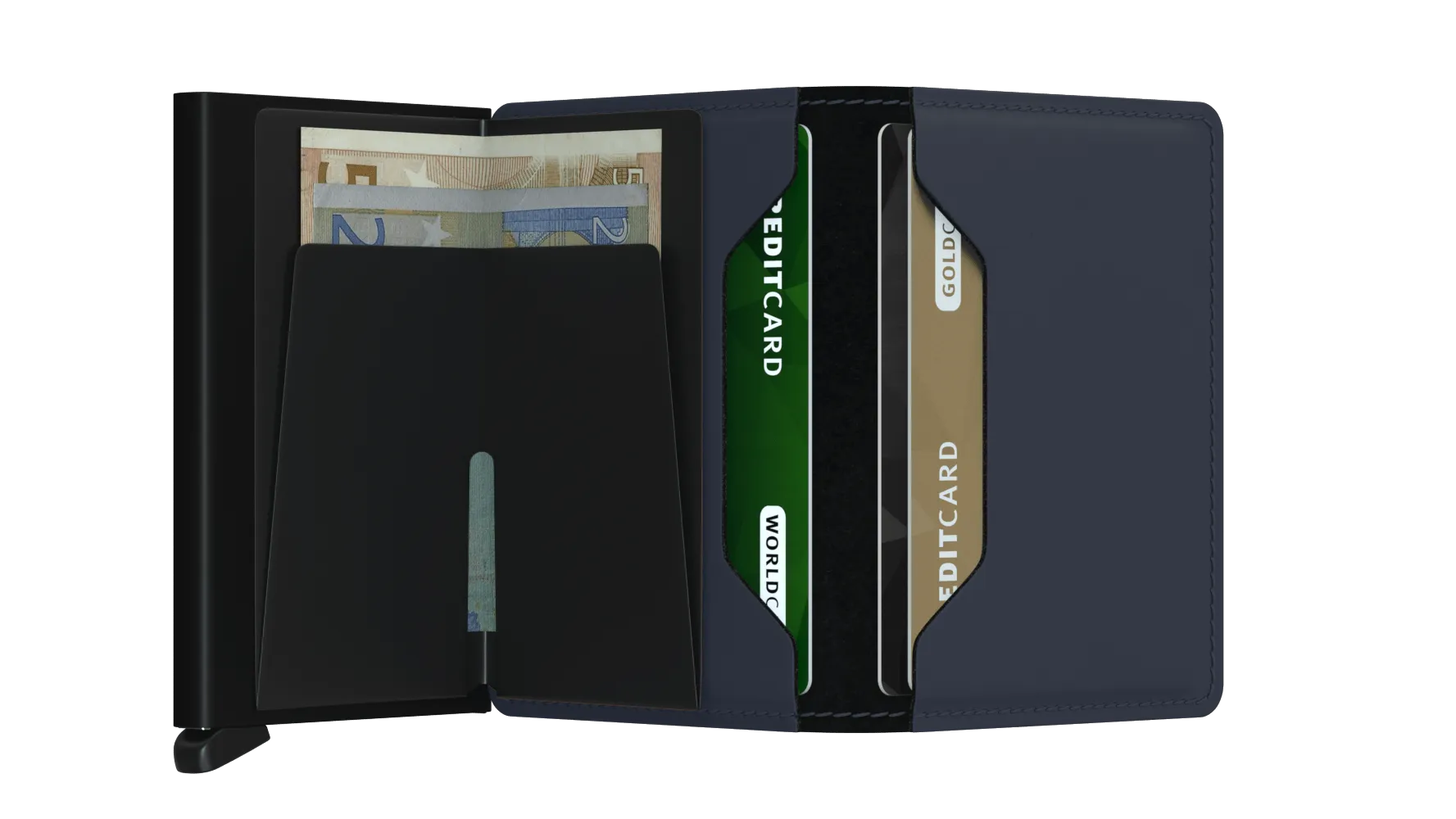 Slimwallet Matte - Night Blue