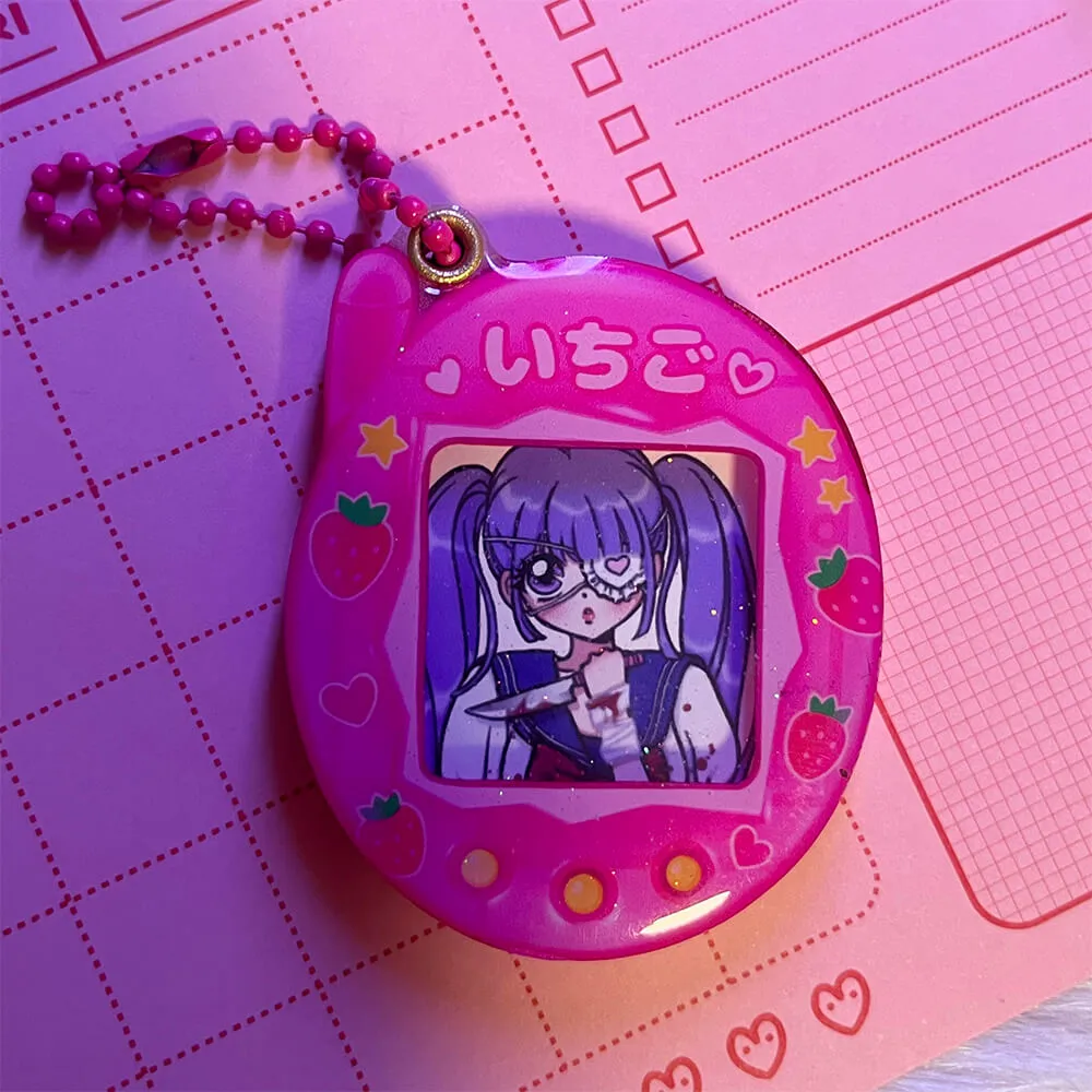 Tamagotchi Photo Keychain