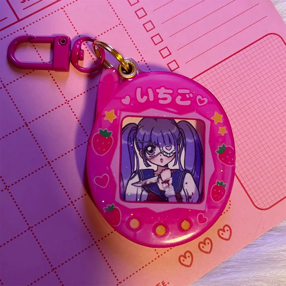 Tamagotchi Photo Keychain
