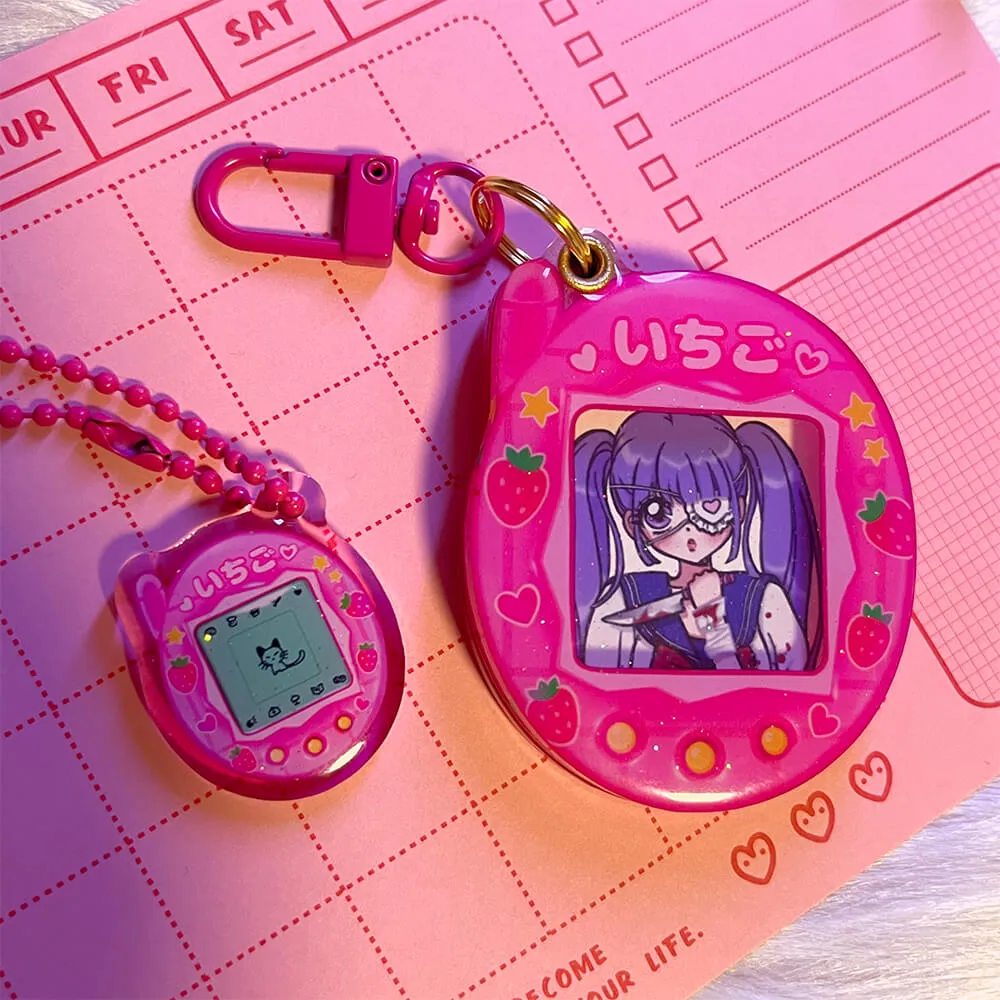 Tamagotchi Photo Keychain