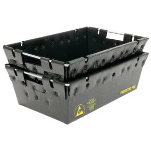 TOTE, NESTING, PLASTEK 18 x 12 x 6 IN-5PK